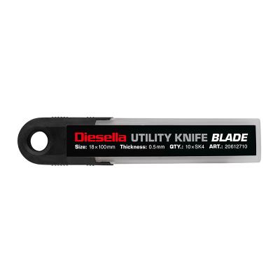 Knivblade 18 mm x 0,5 mm SK4 (10 stk forpakning)